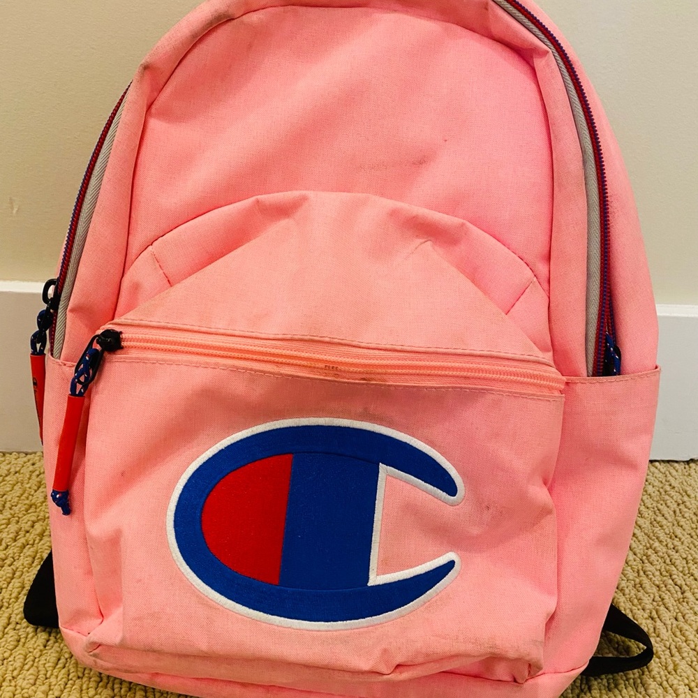 Champion pink backpack for sale